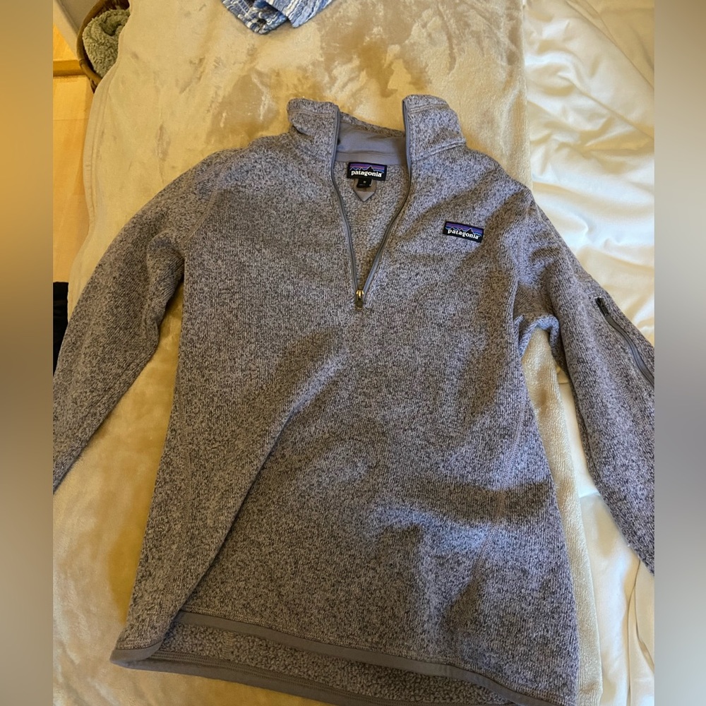 Purple Patagonia fleece